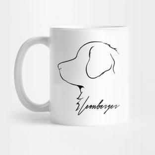 Proud Leonberger profile dog lover gift Mug